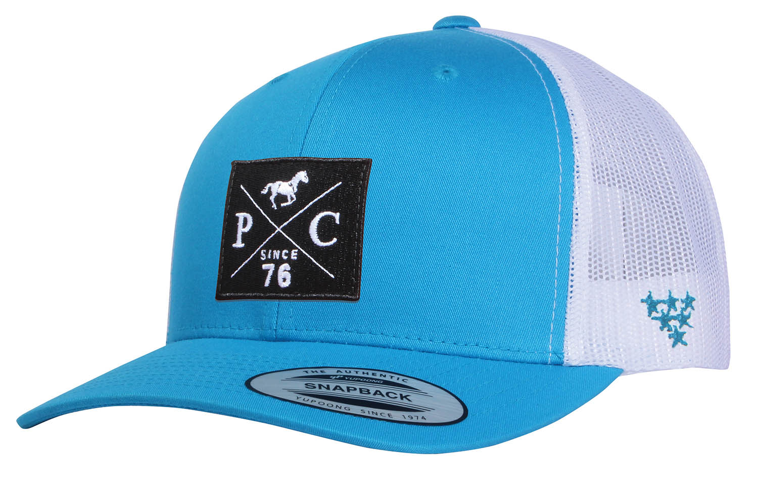 PC 2-Tone Trucker Hat, Turquoise/White - Pet's Shop