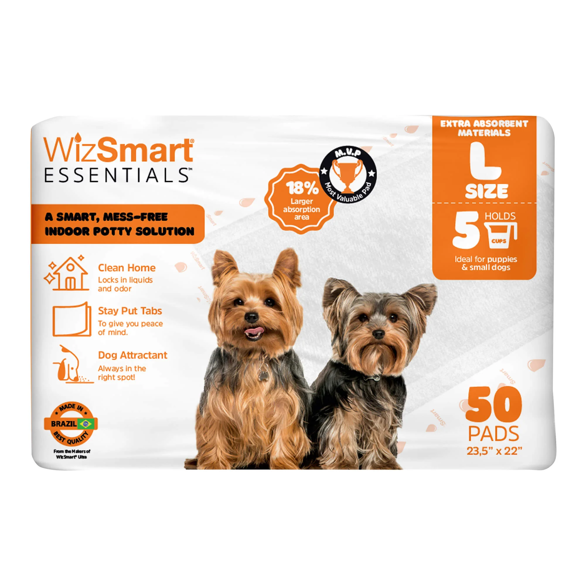 WizSmart Essentials Pads, Large - Pet's Shop