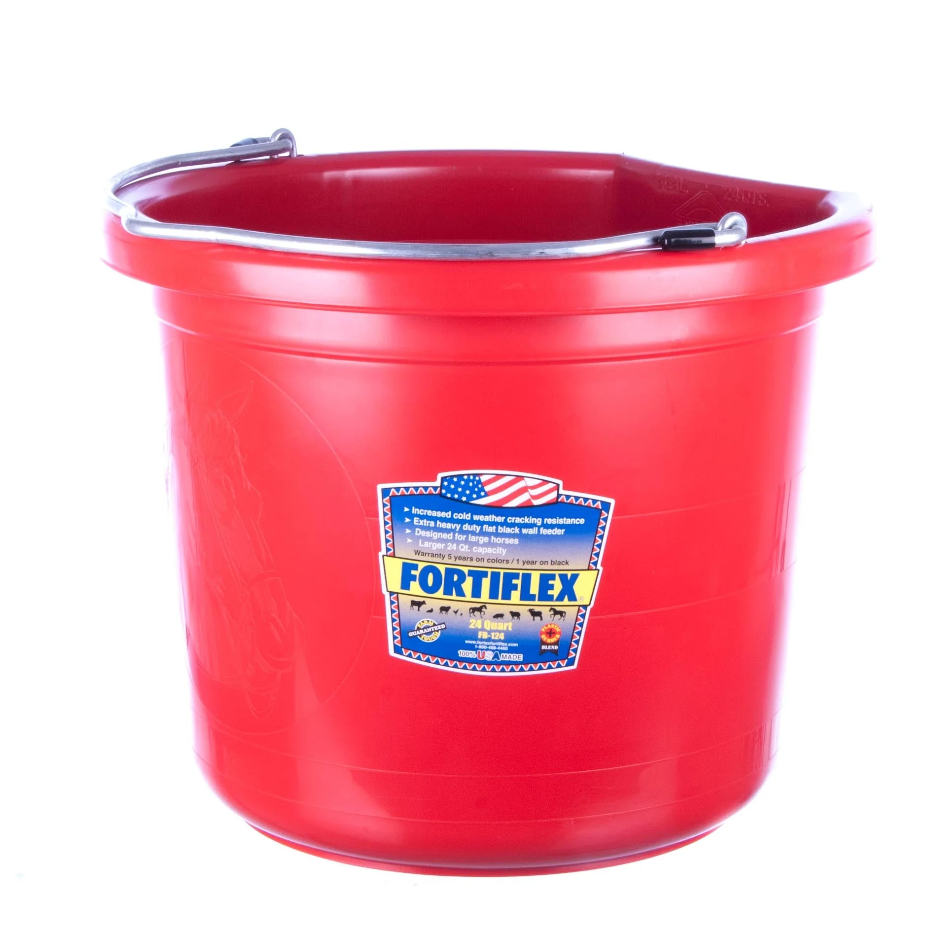 Fortiflex Flatback Bucket 24 qt (6 gallon) - Pet's Shop