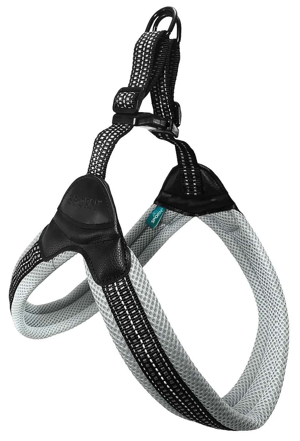 Sporn Easy Fit Mesh Harness, Gray - Pet's Shop