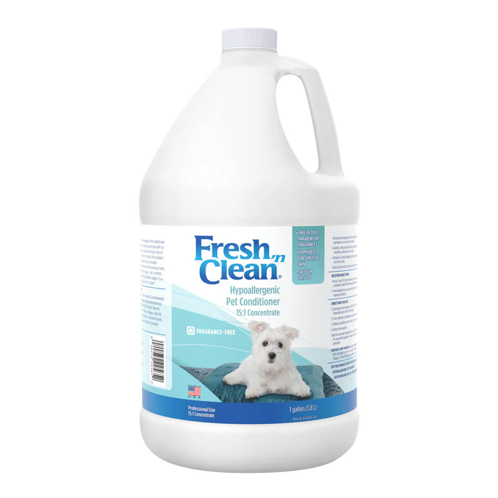 Fresh 'n Clean Hypoallergenic Pet Conditioner, 15:1 Concentrate, Gallon - Pet's Shop