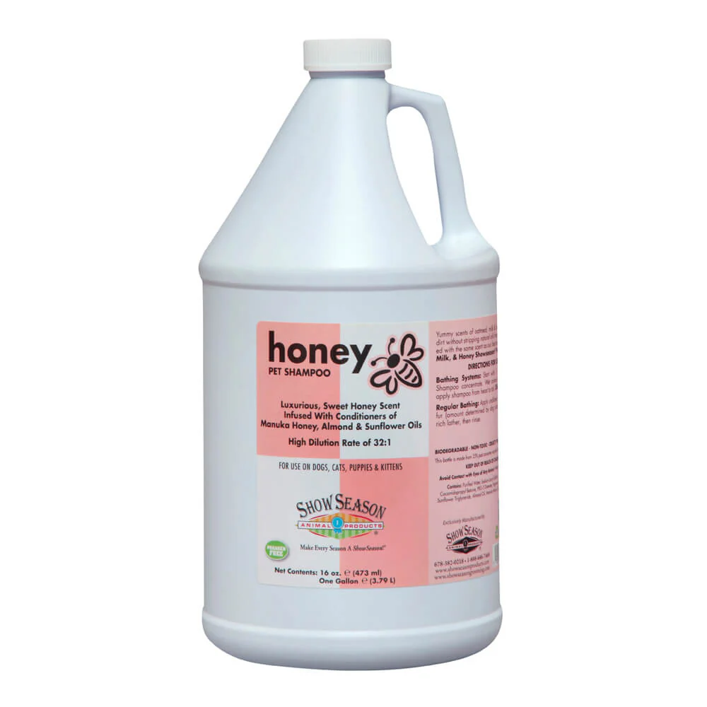 Honey Shampoo for Dogs, Cats, Puppies and Kittens, 1 Gallon - Pet's Shop