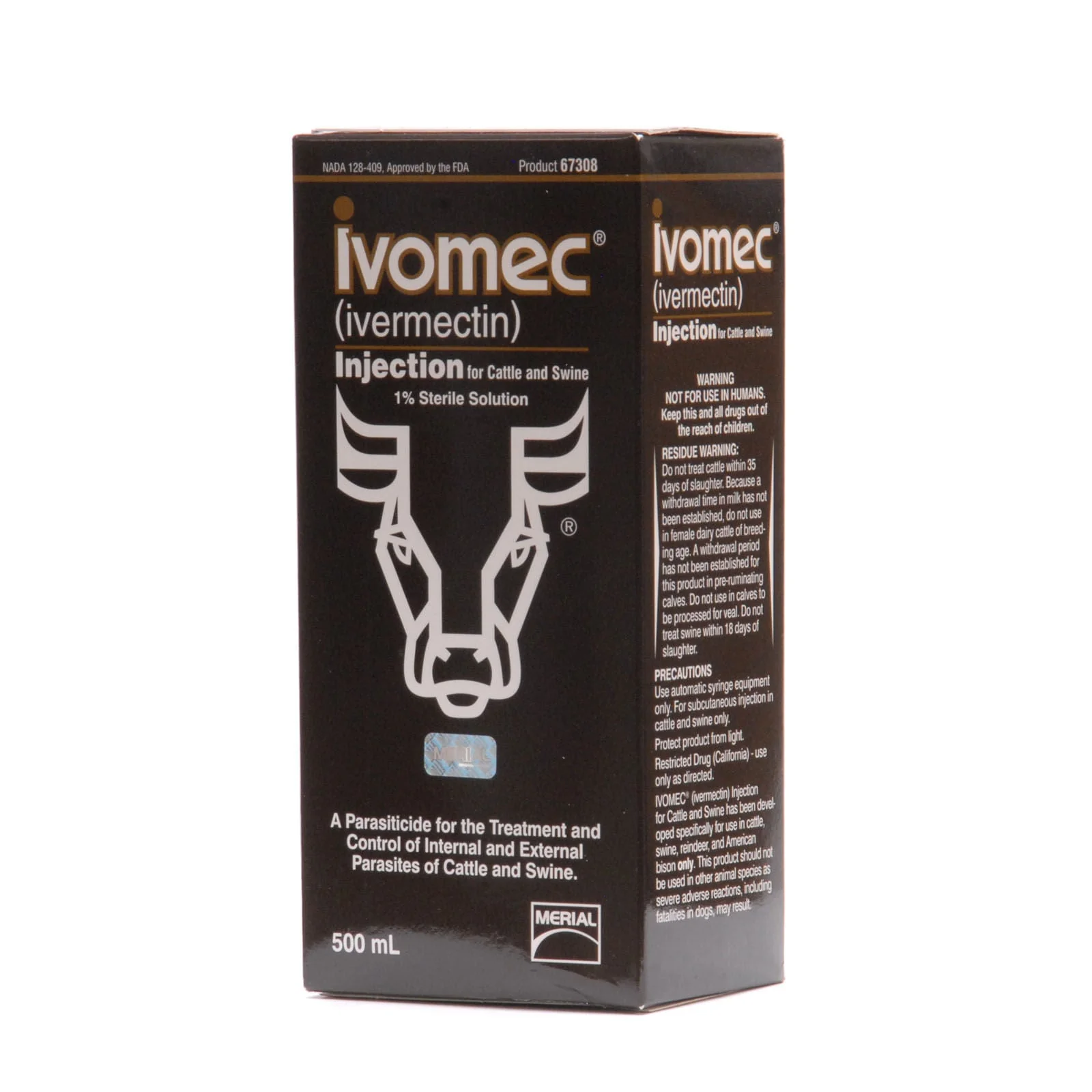IVOMEC Injection (1%) Wormer for Cattle & Swine - Pet's Shop