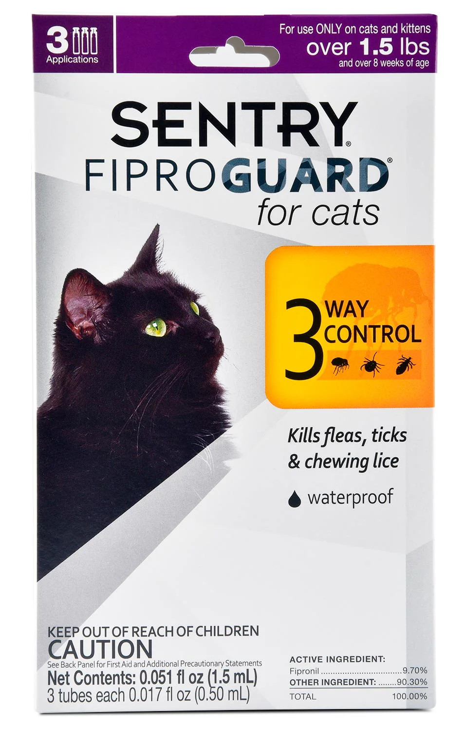 Sentry FiproGuard for Cats - Pet's Shop
