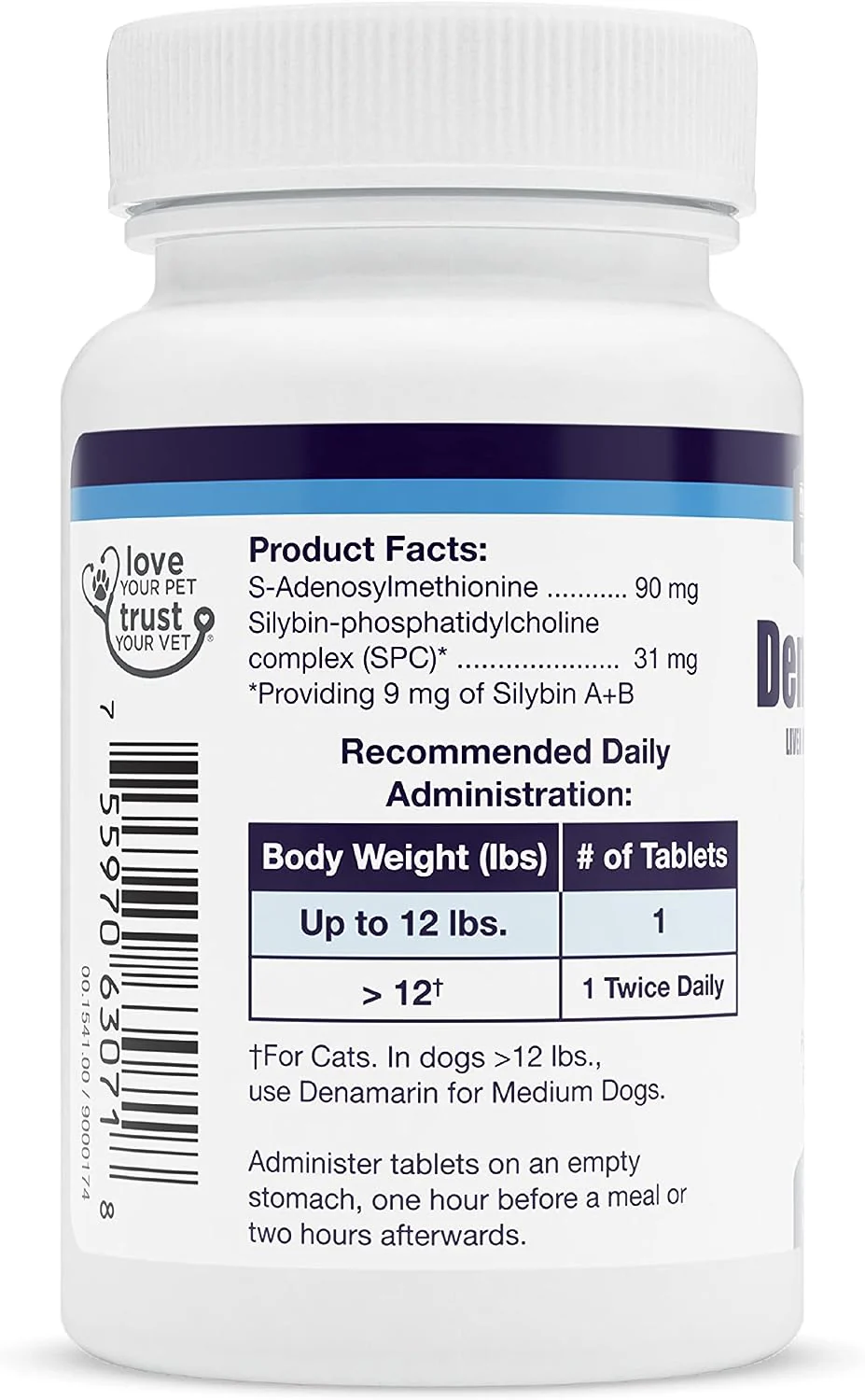 Nutramax Denamarin Liver Health Tablets for Dogs and Cats - Pet's Shop