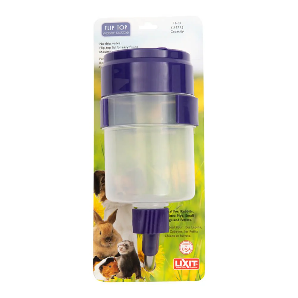 Lixit Quick Lock Flip Top Water Bottle - Pet's Shop