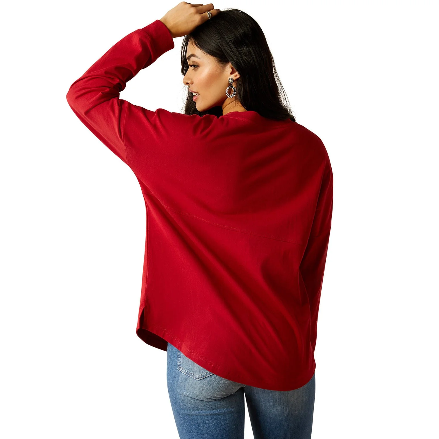 Ariat Women's Roadside Oversized Longsleeve Shirt - Pet's Shop