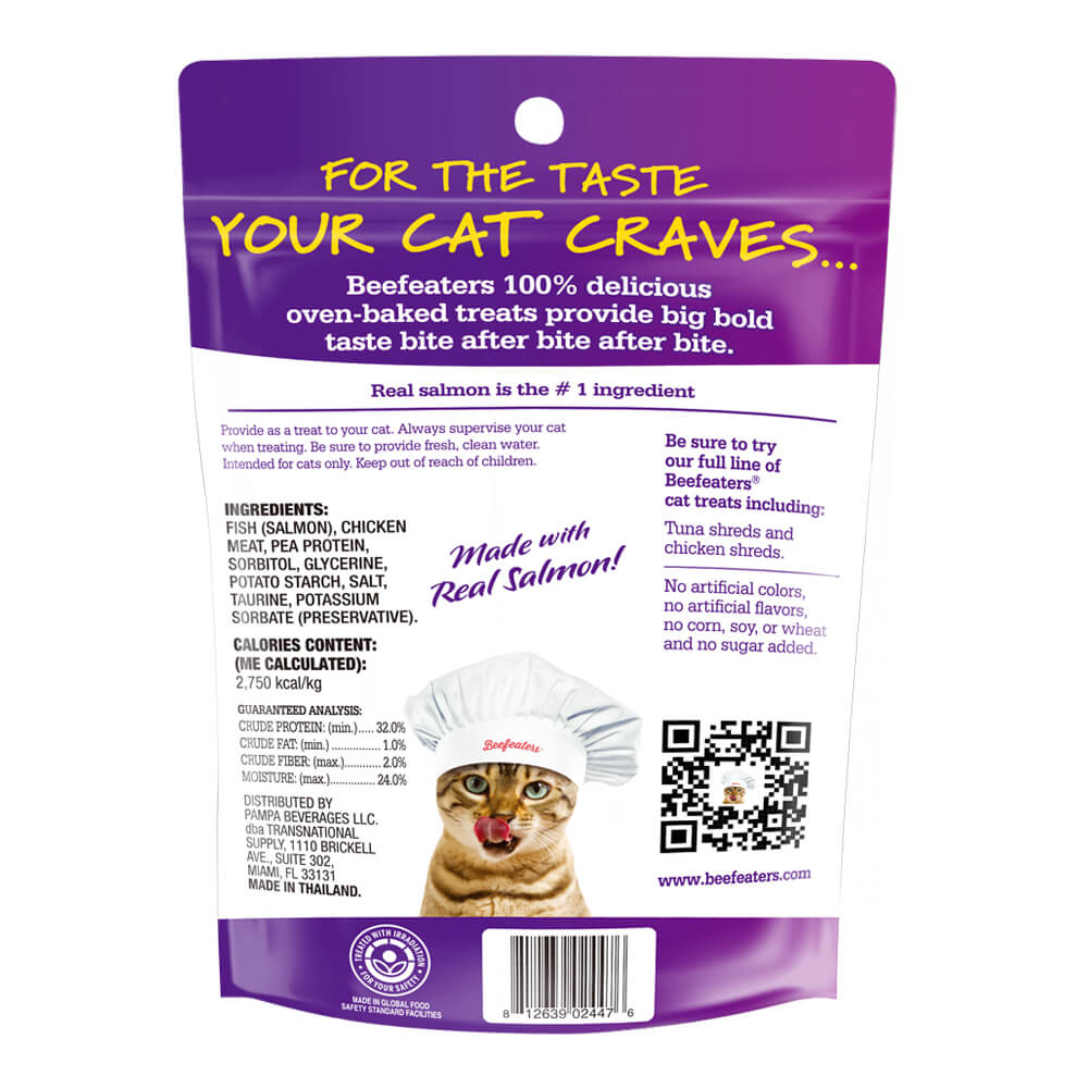 Beefeaters Salmon Shreds, 1.41 oz - Pet's Shop