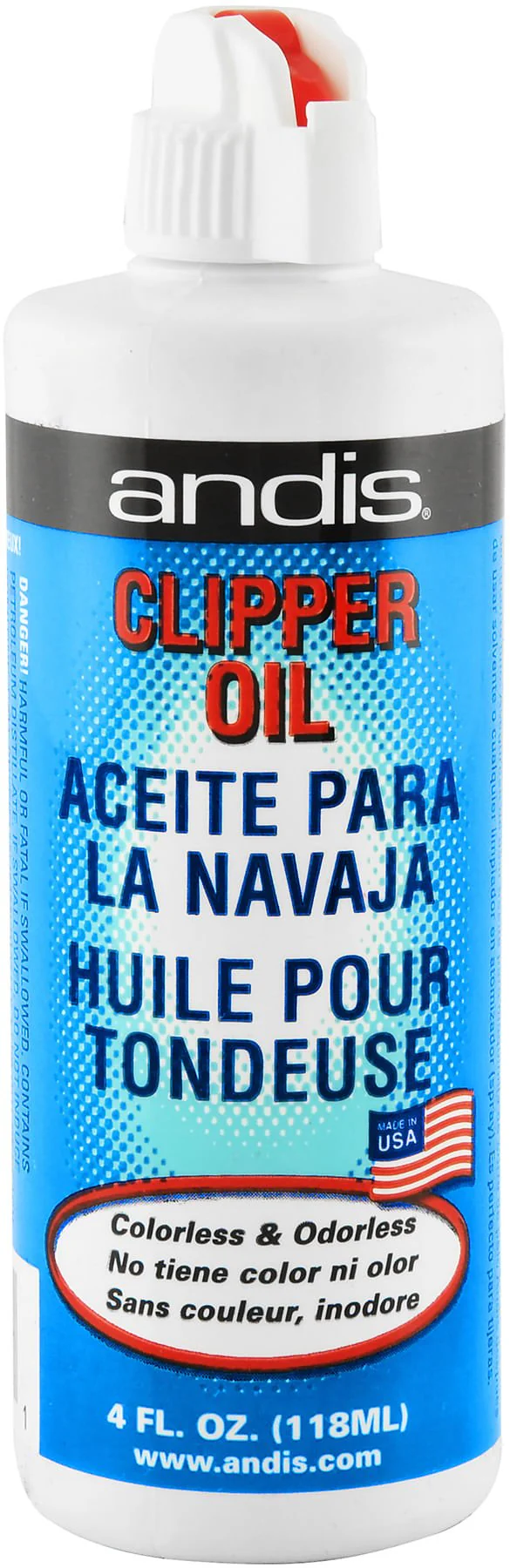 Andis Clipper Oil, 4 oz - Pet's Shop
