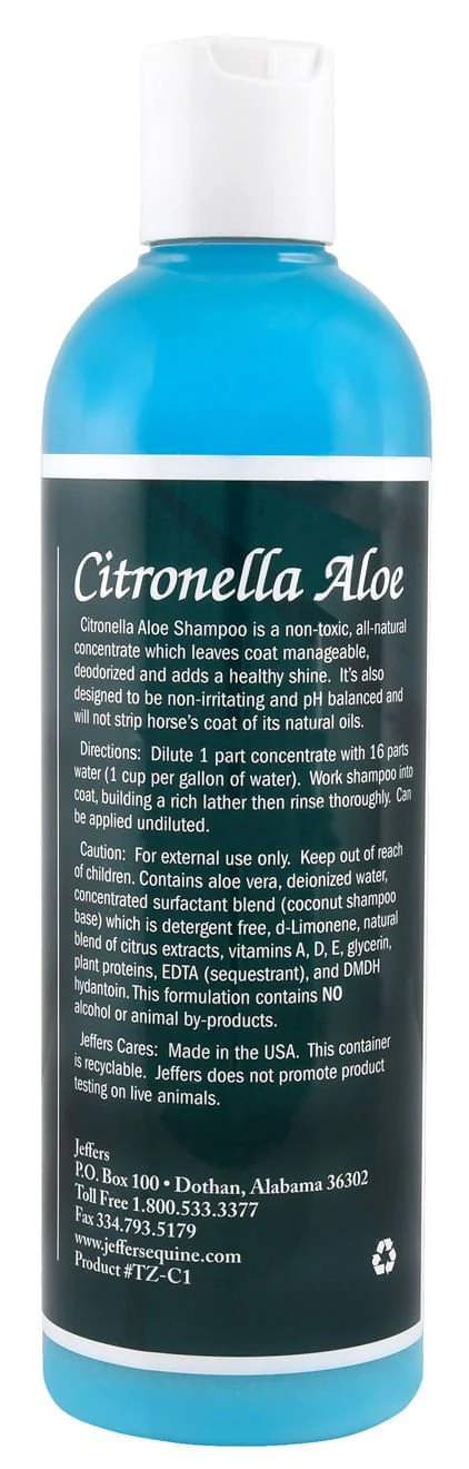 Equine Citronella Aloe All-Natural Horse Shampoo - Pet's Shop