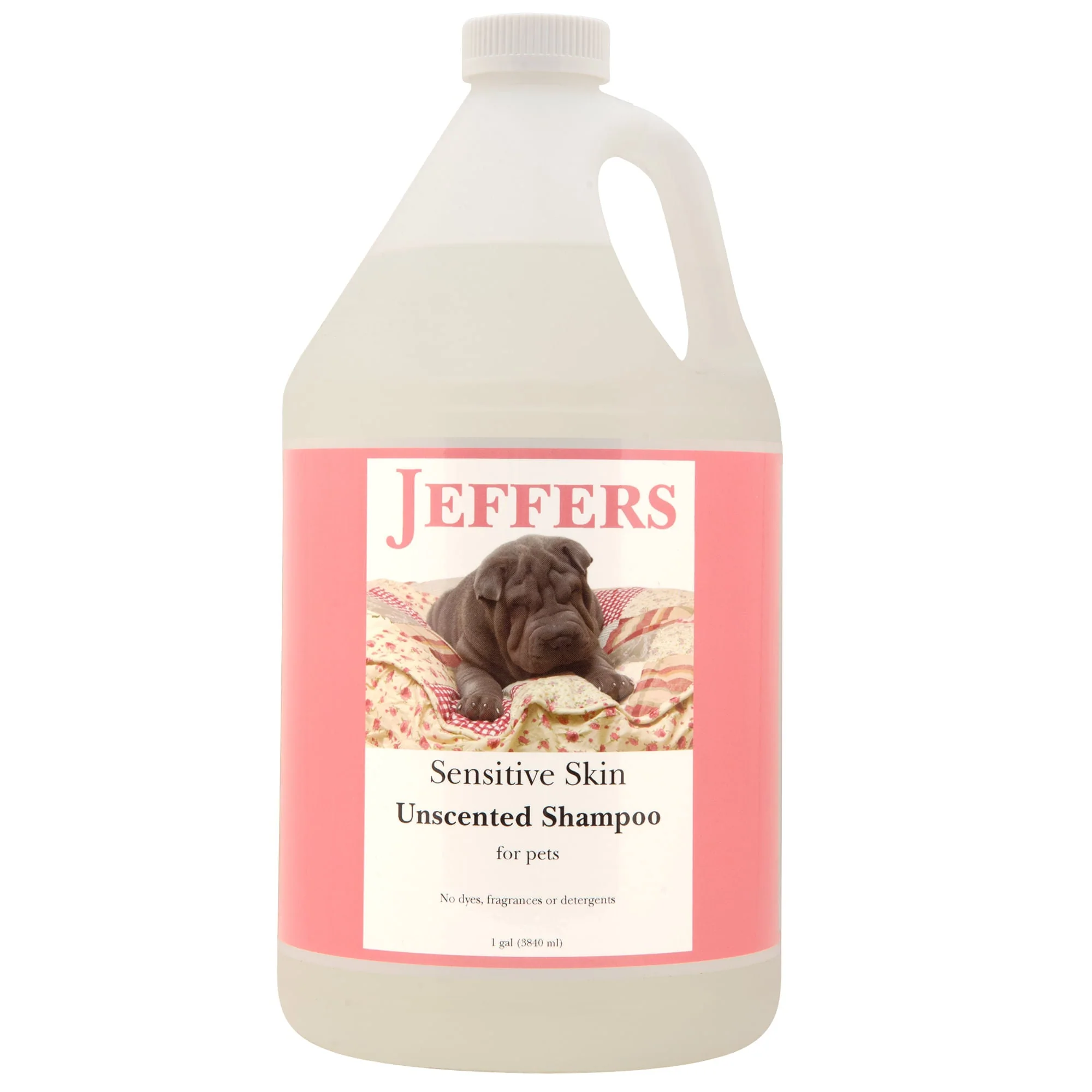 Sensitive Skin Unscented, Dye-Free, Fragrance-Free Pet Shampoo, Gallon - Pet's Shop