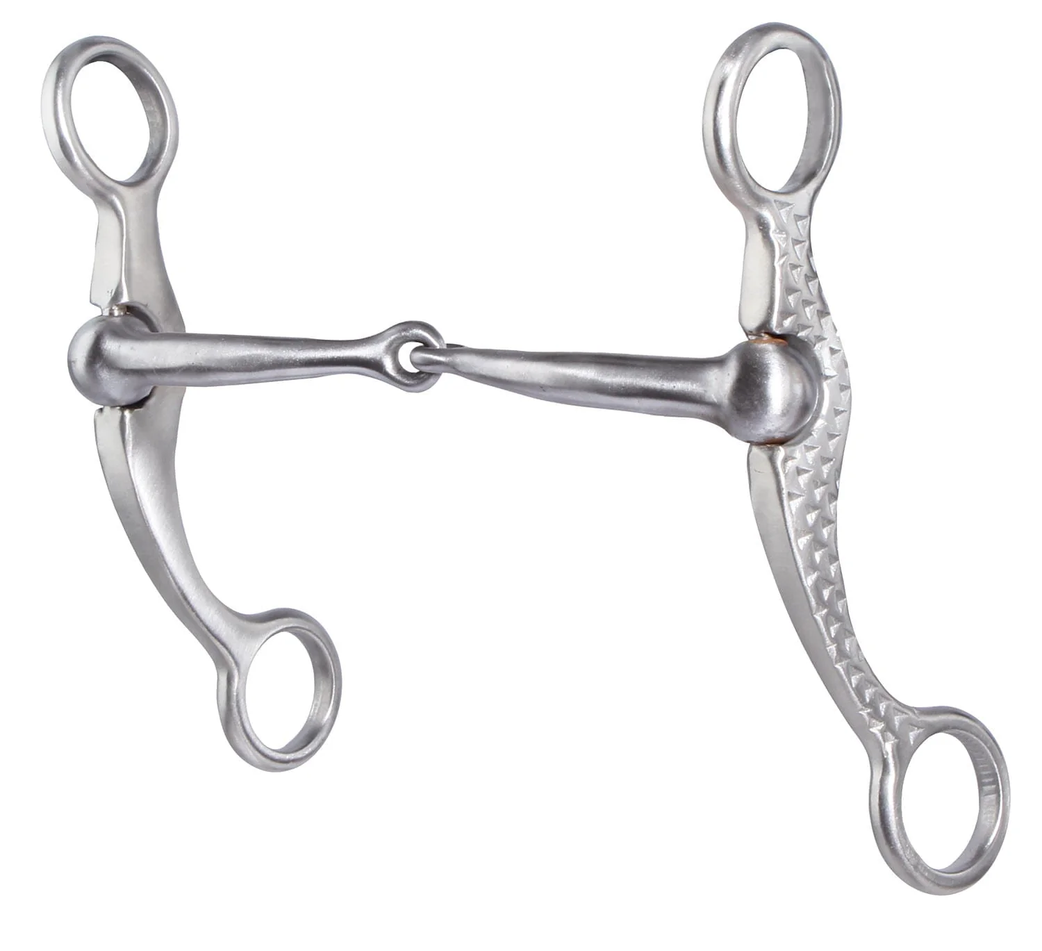 Professional's Choice Equine Bit Rasp Cheek Snaffle Bit - Pet's Shop