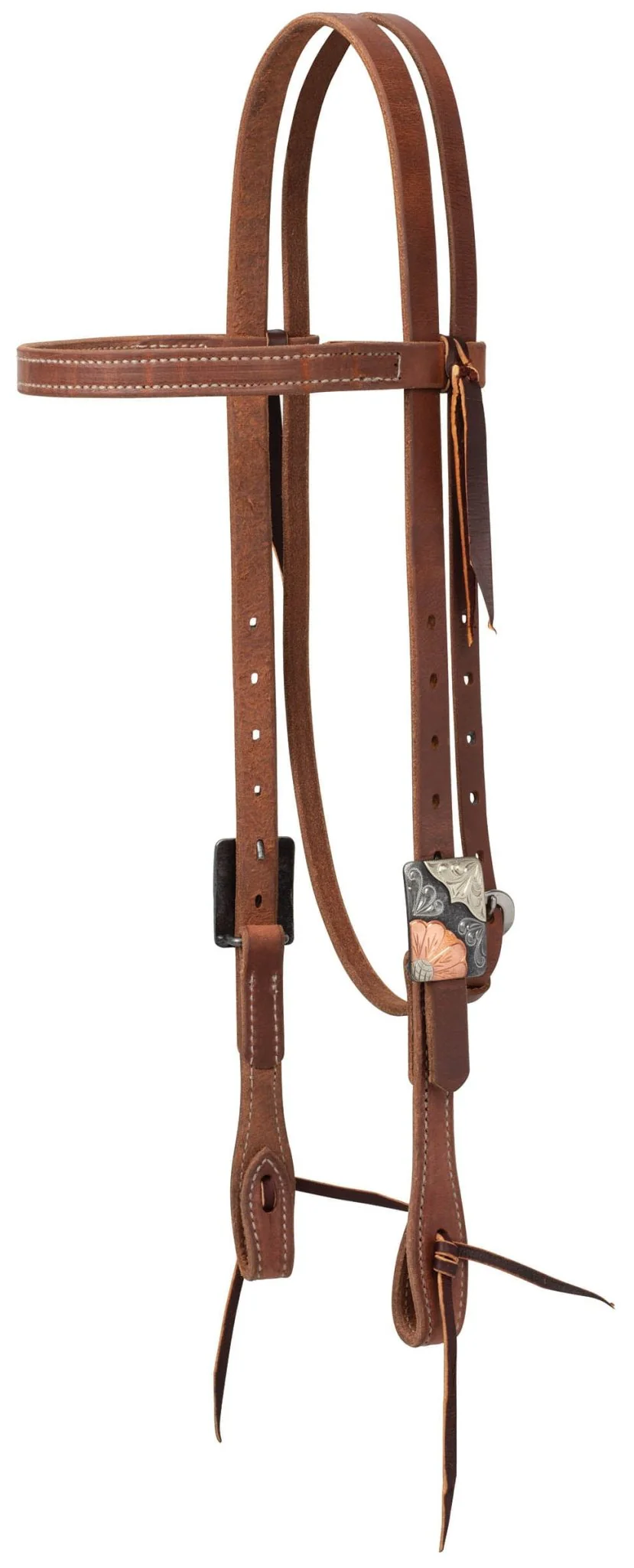Weaver ProTack Copper Flower Browband Headstall - Pet's Shop