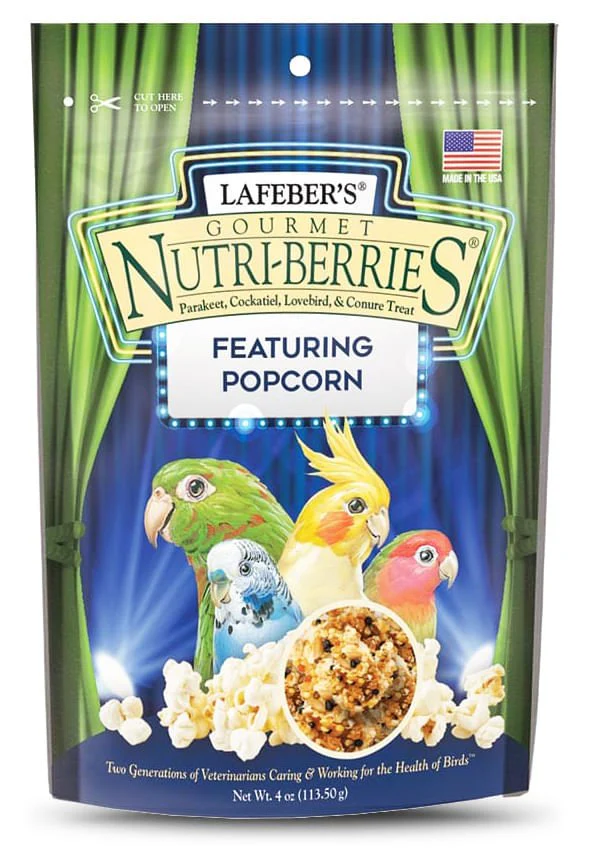 Lafeber Cockatiel Popcorn Nutri-Berries, 4 oz bag - Pet's Shop