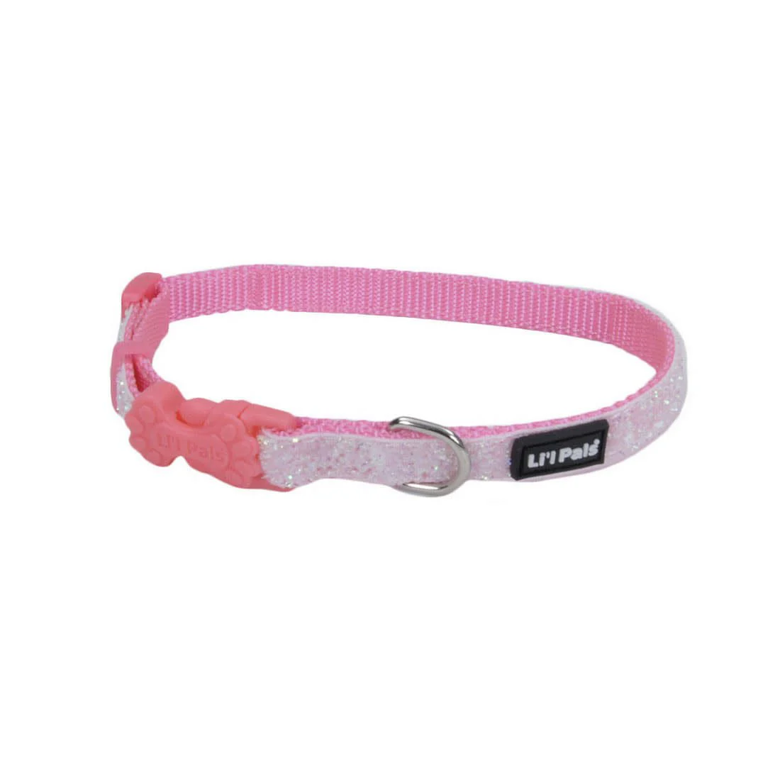 Li'l Pals Adjustable Dog Collar with Glitter Overlay - Pet's Shop