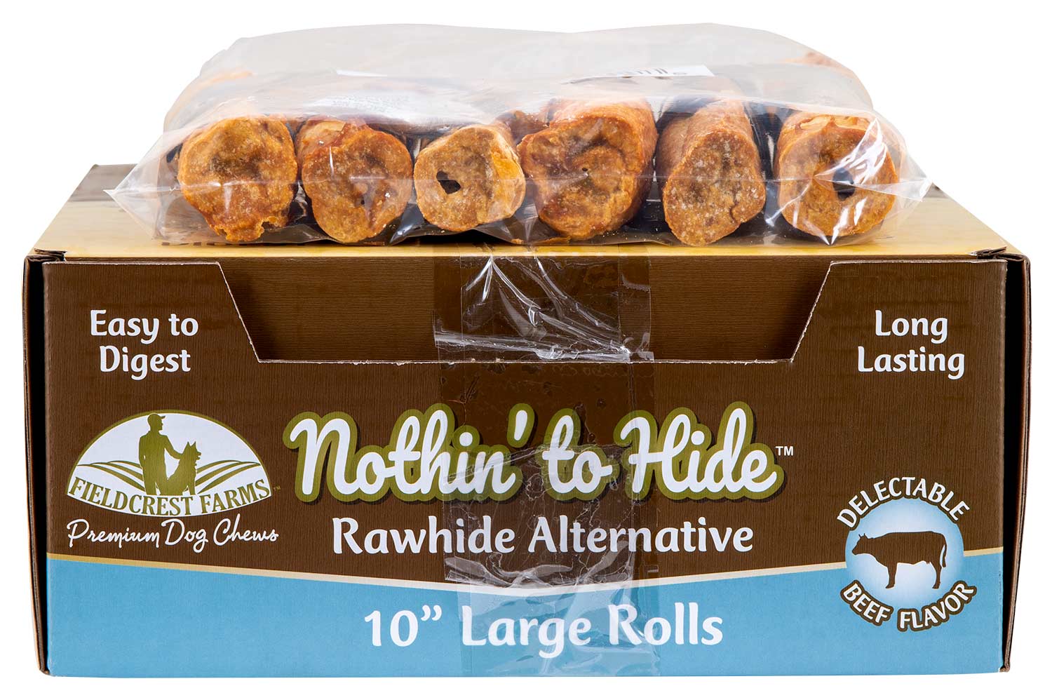 Nothin' to Hide Rawhide Alternative Dog Treats, 10