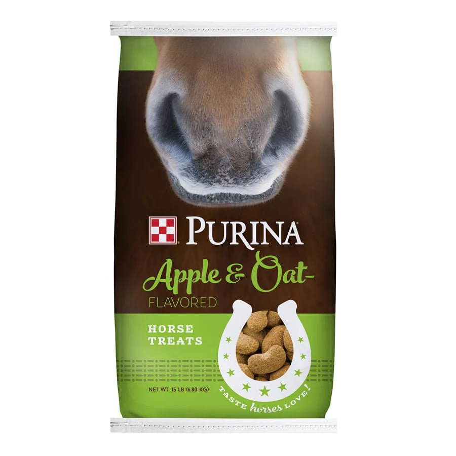 Purina Apple & Oats Horse Treats, 15 lb - Pet's Shop