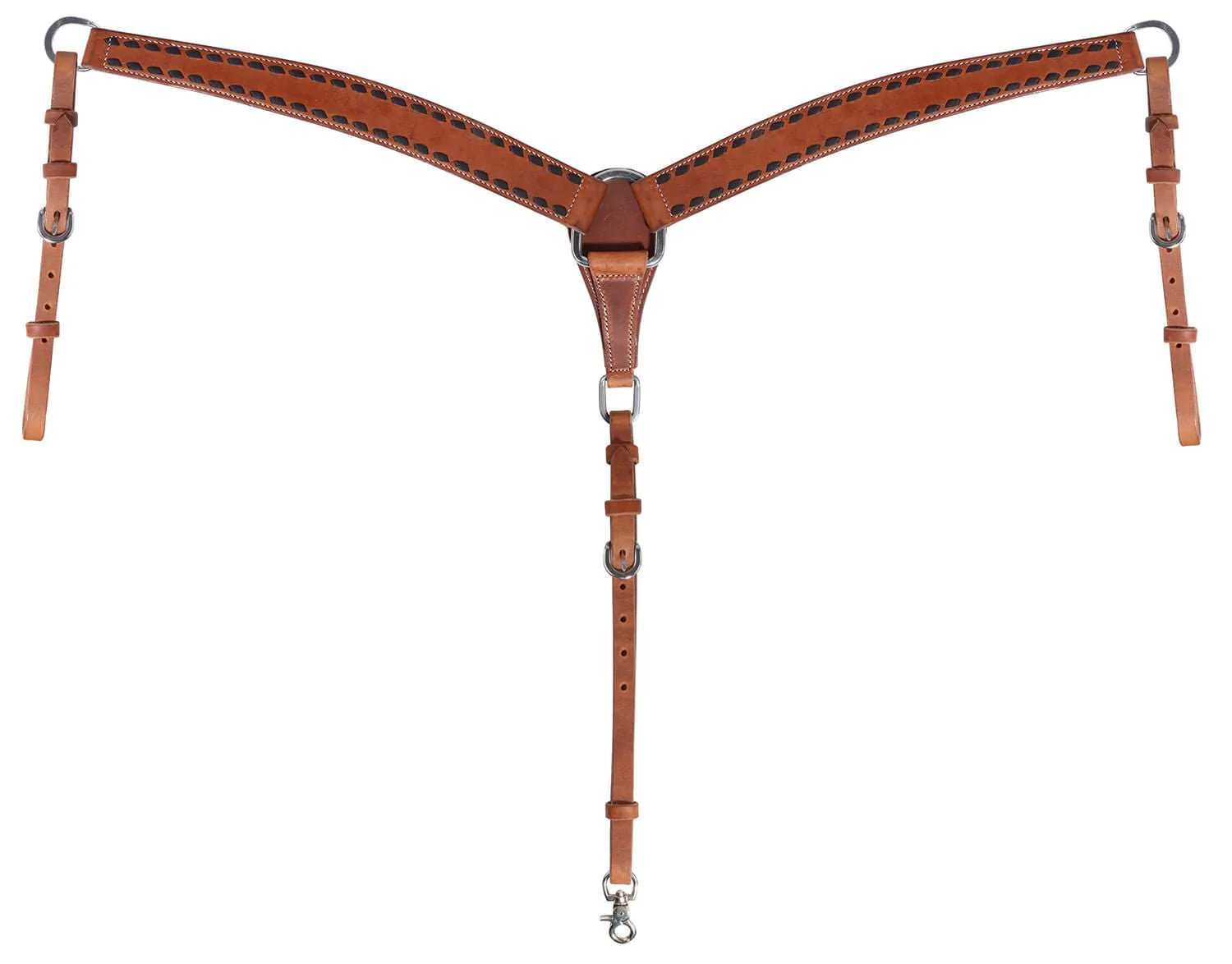 Professional's Choice Buckstitch Harness Leather Breast Collar - Pet's Shop