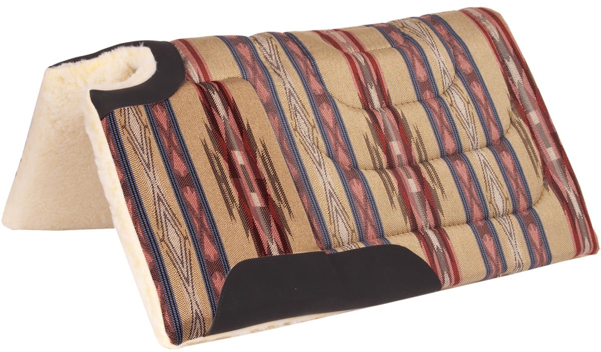 Mustang Sierra Herculon Cut Back & Built Up Saddle Pad, 30