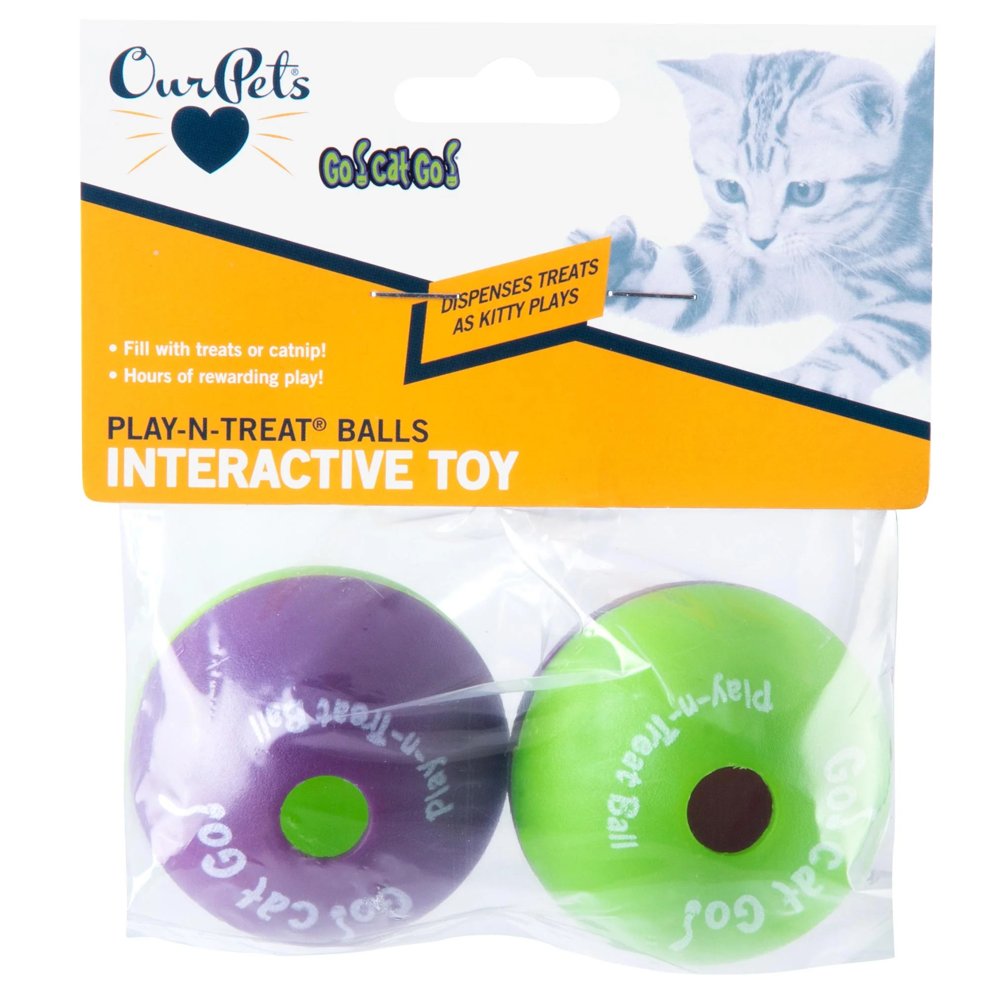 Go! Cat Go! Play-N-Treat Twin Pack - Pet's Shop