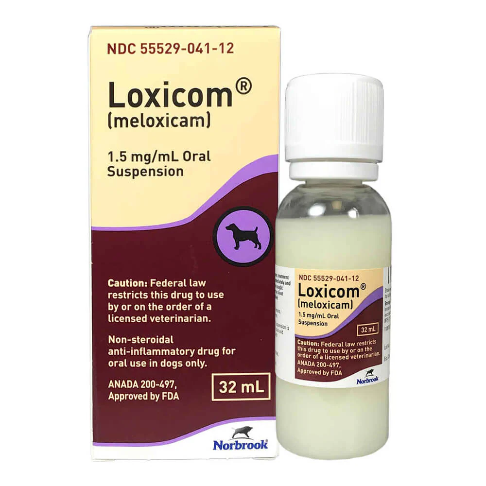 Rx Loxicom (meloxicam) Oral Suspension for Dogs, 1.5mg/mL, 2 x 100ml - Pet's Shop
