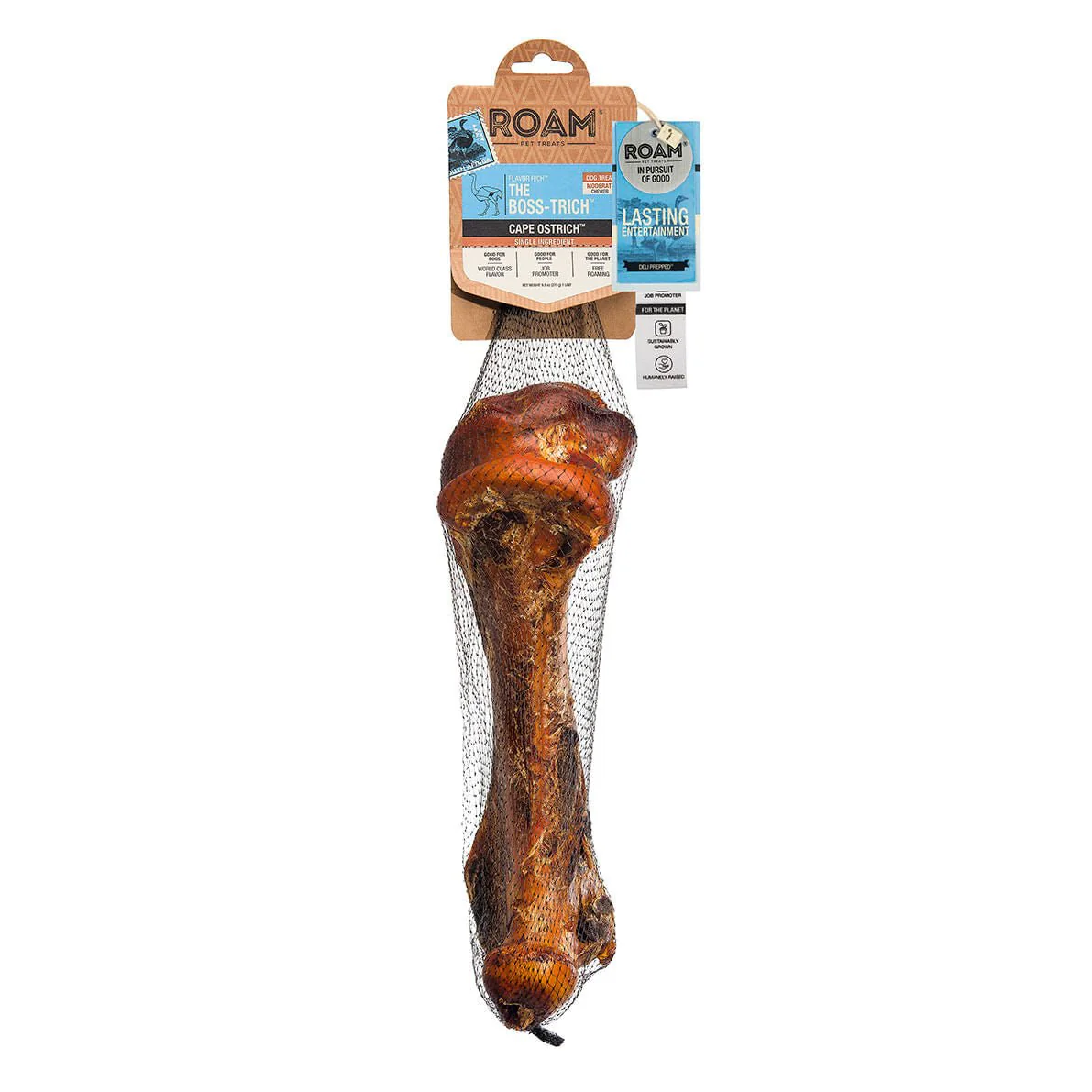 Roam Dog Treats The Boss-Trich Ostrich Bone - Pet's Shop