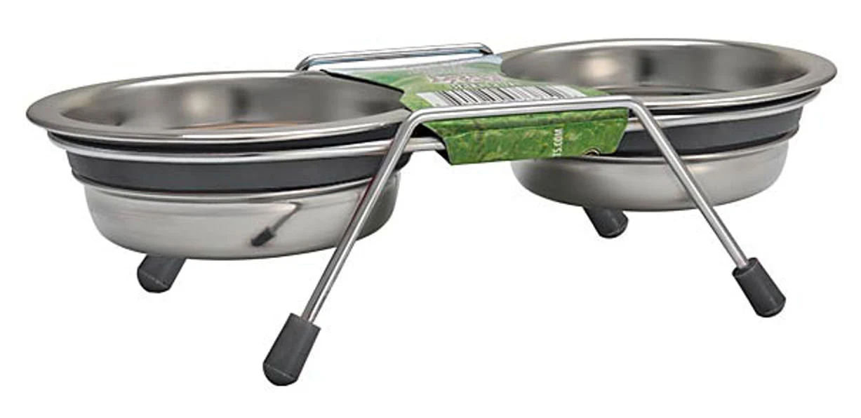 Ruff N Tuff Silent Double Diner - Pet's Shop