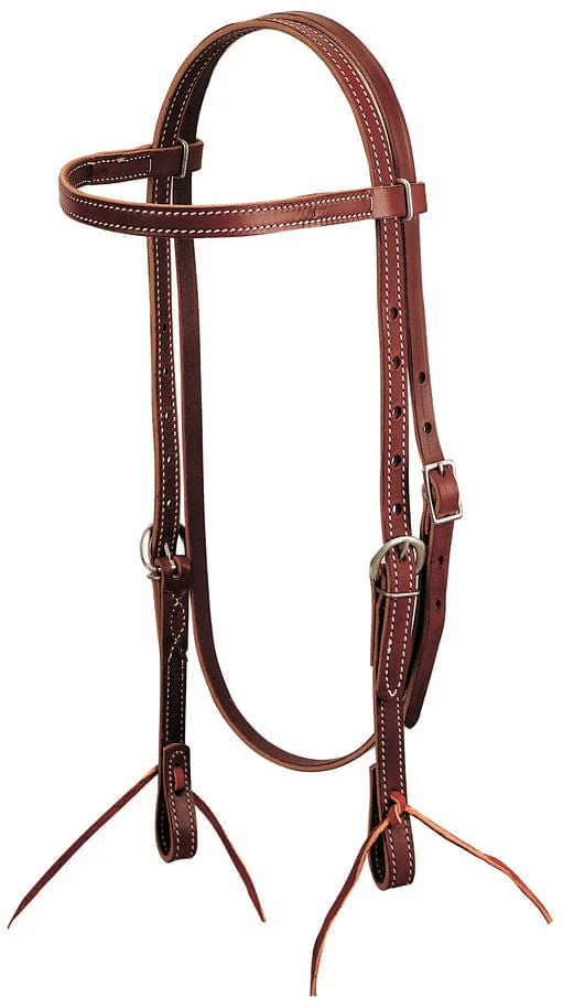 Weaver Leather Browband Headstall, Latigo - Pet's Shop