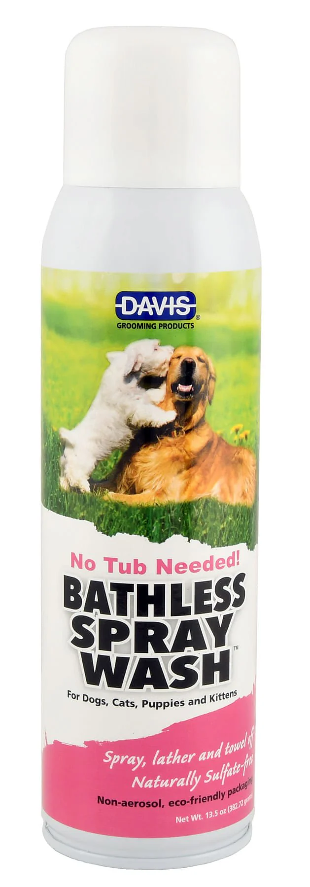 Davis Bathless Spray Wash, 13.5 oz - Pet's Shop