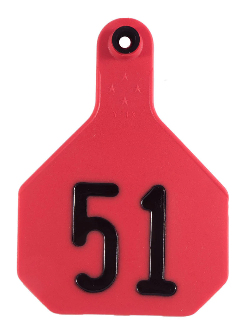 Y-Tex Numbered 2-Piece Ear Tags, 25 ct - Pet's Shop