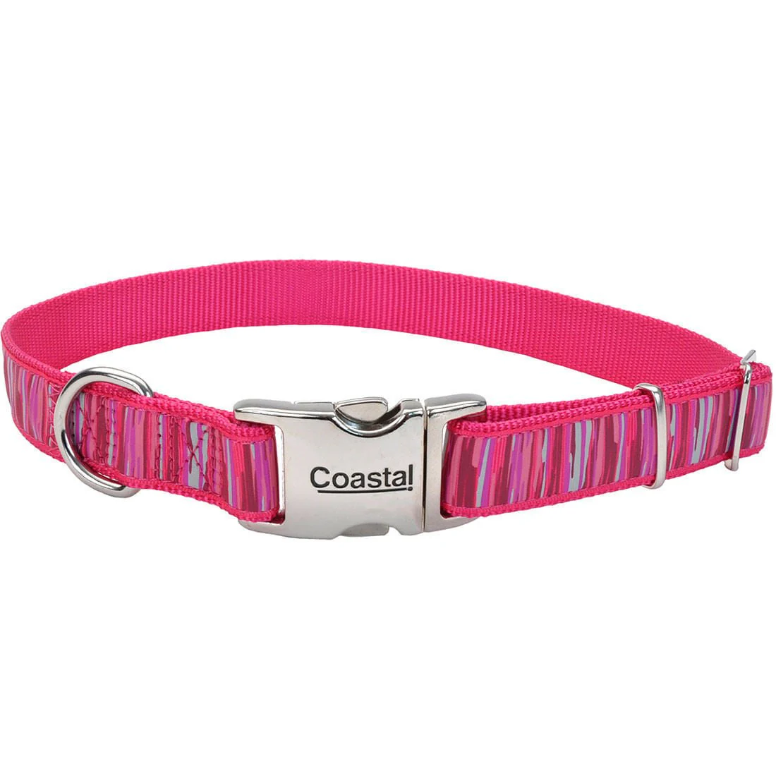 Ribbon Adjustable Dog Collar with Metal Buckle - Pet's Shop