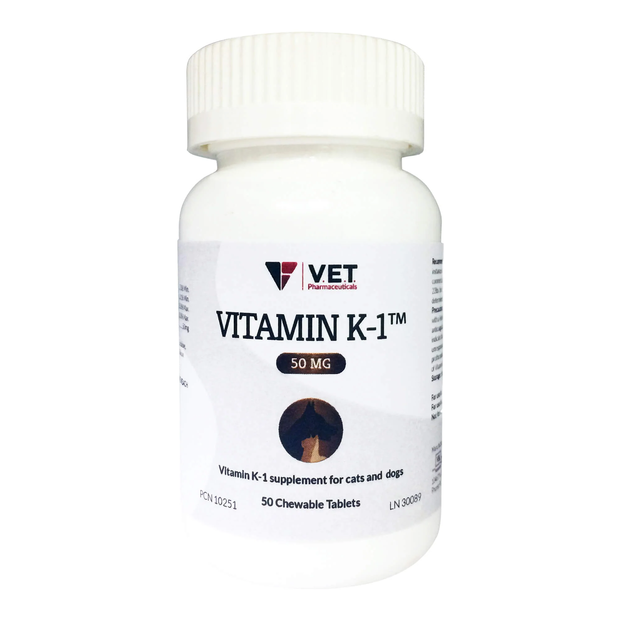 Vitamin K1 Chewable Tablets for Cats & Dogs - Pet's Shop