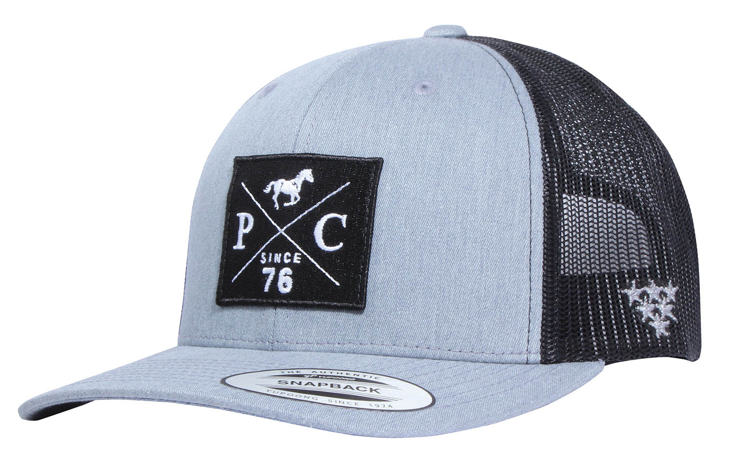 PC 2-Tone Trucker Hat, Heather/Black - Pet's Shop