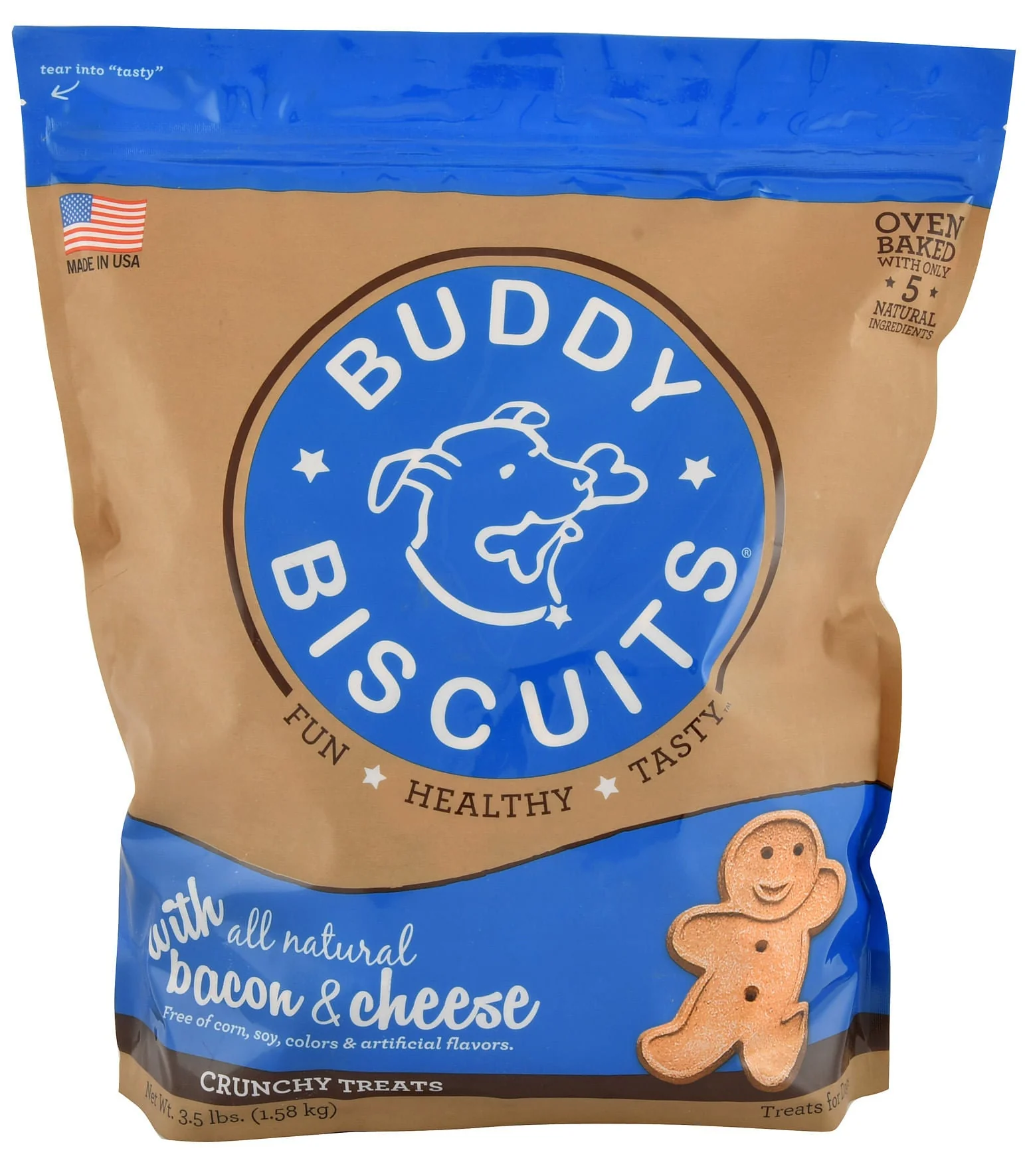 Buddy Biscuits Original Oven-Baked Treats, 3.5 lb - Pet's Shop
