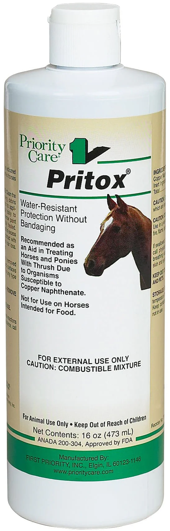Pritox Thrush Treatment for Horses, 16 oz - Pet's Shop