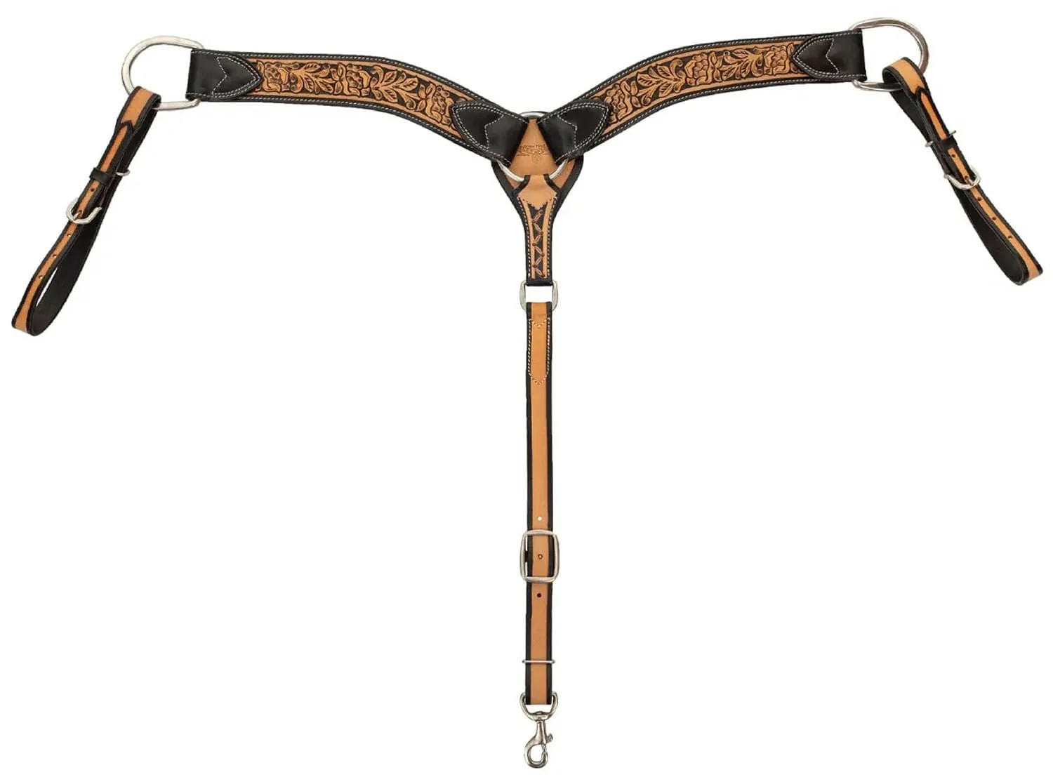 Circle Y Blooming Wild Breast Collar, Full - Pet's Shop