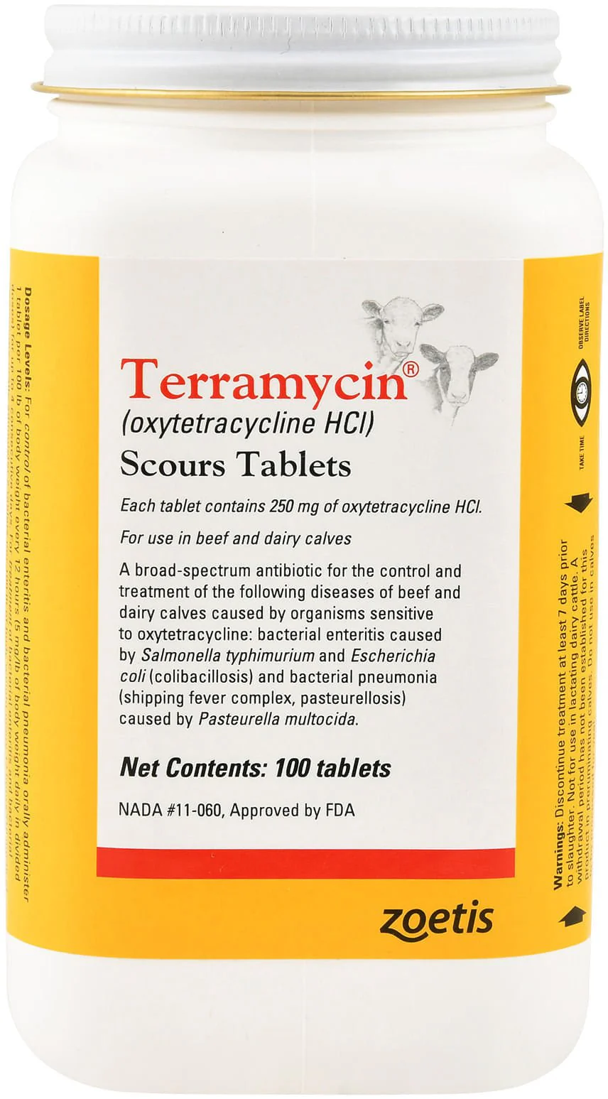 Terramycin Scour Tablets - Pet's Shop