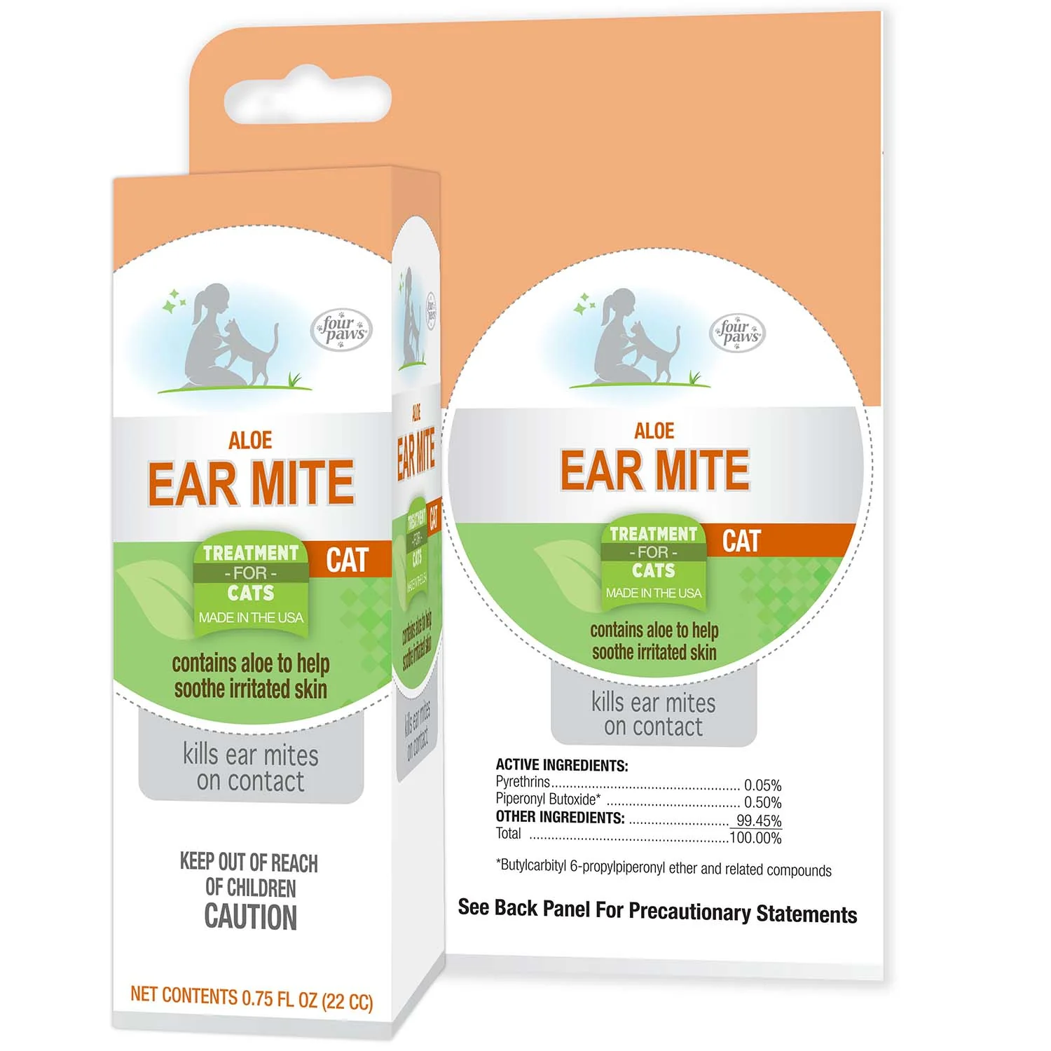Healthy Promise Aloe Ear Mite Treatment For Cats, 0.75 oz - Pet's Shop