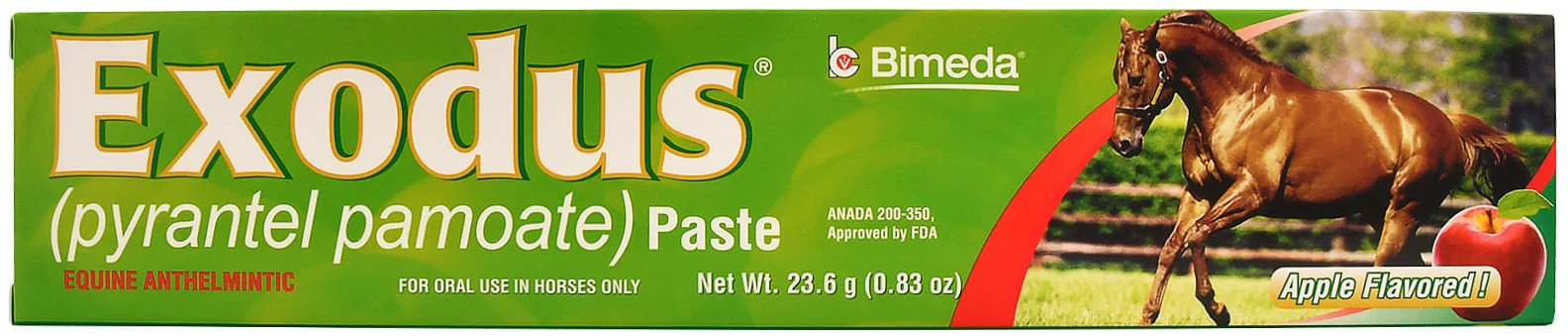 Exodus Pyrantel Pamoate Horse Dewormer Paste - Pet's Shop