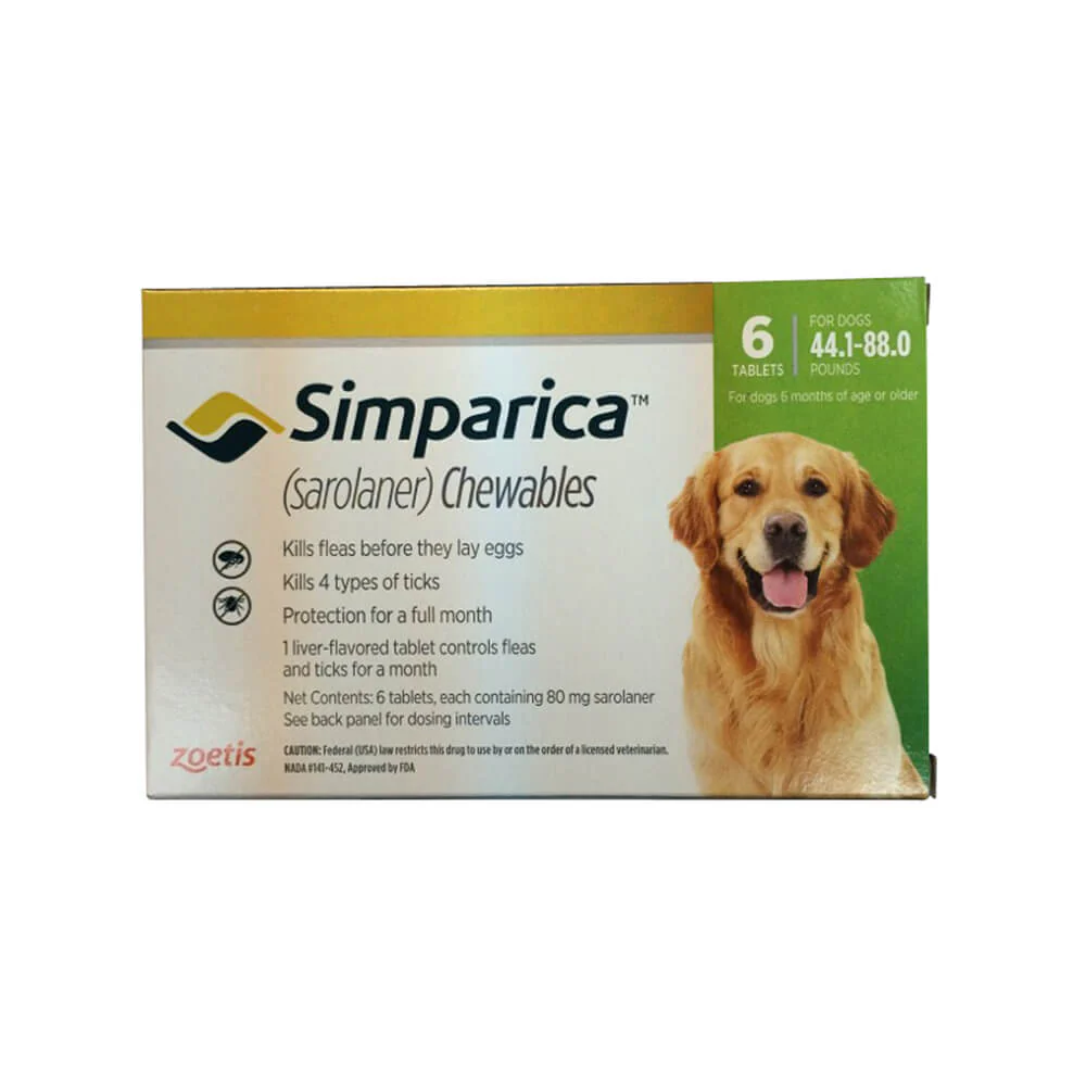Simparica Chewable Tablets for Dogs - Pet's Shop