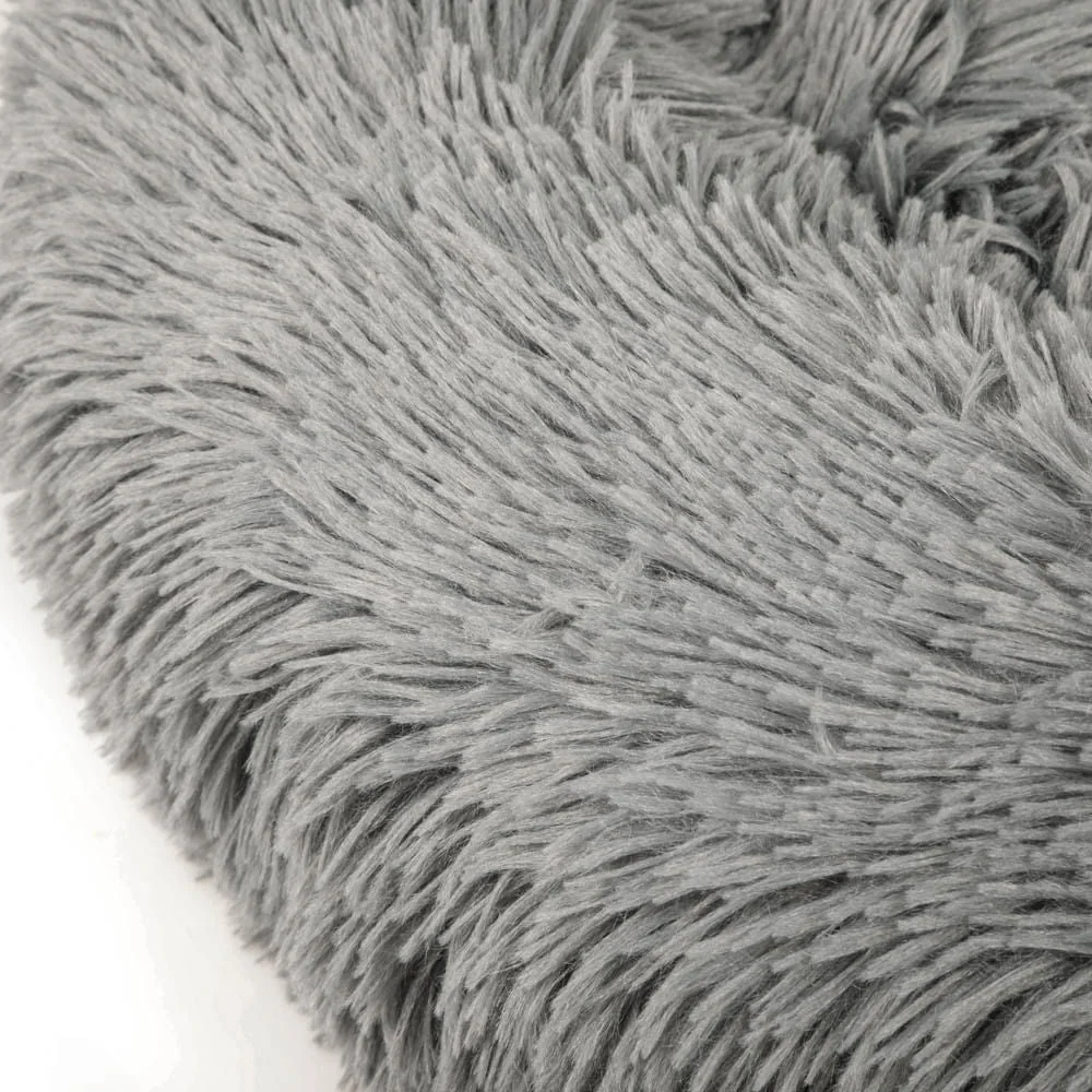 Donut Pet Bed, Gray - Pet's Shop