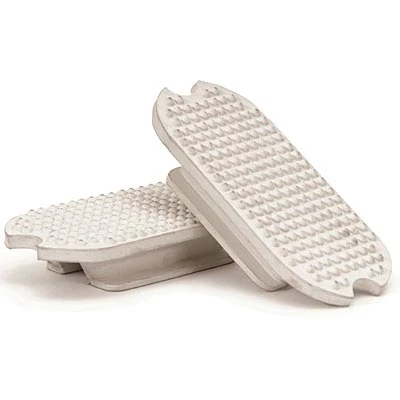 Rubber Fillis Stirrup Pads, White, Pair - Pet's Shop
