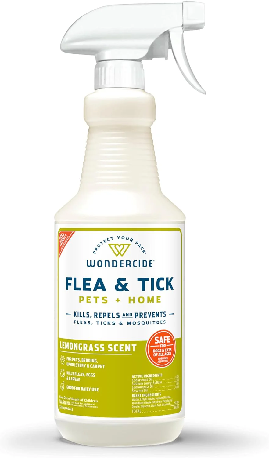 Wondercide Flea, Tick & Mosquito Control Spray for Pets + Home - Pet's Shop