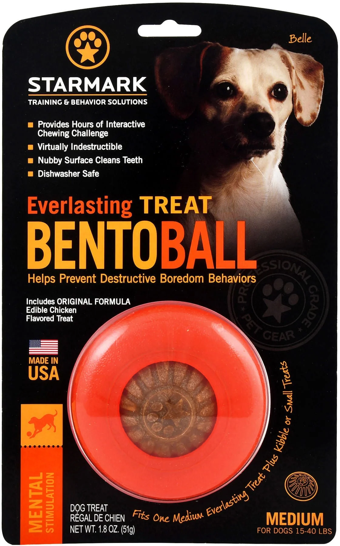 Everlasting Treat Bento Ball Dog Toy (1 Treat Included) - Pet's Shop
