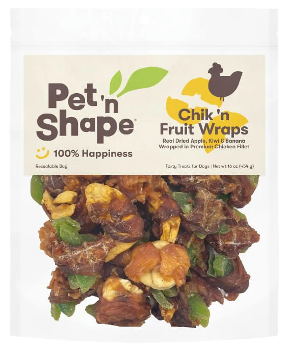Pet n Shape Chik 'n Fruit Wraps, 16 oz - Pet's Shop