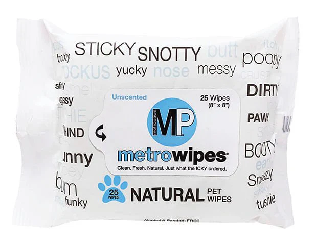 Metro Wipes Natural Unscented Pet Wipes - Pet's Shop