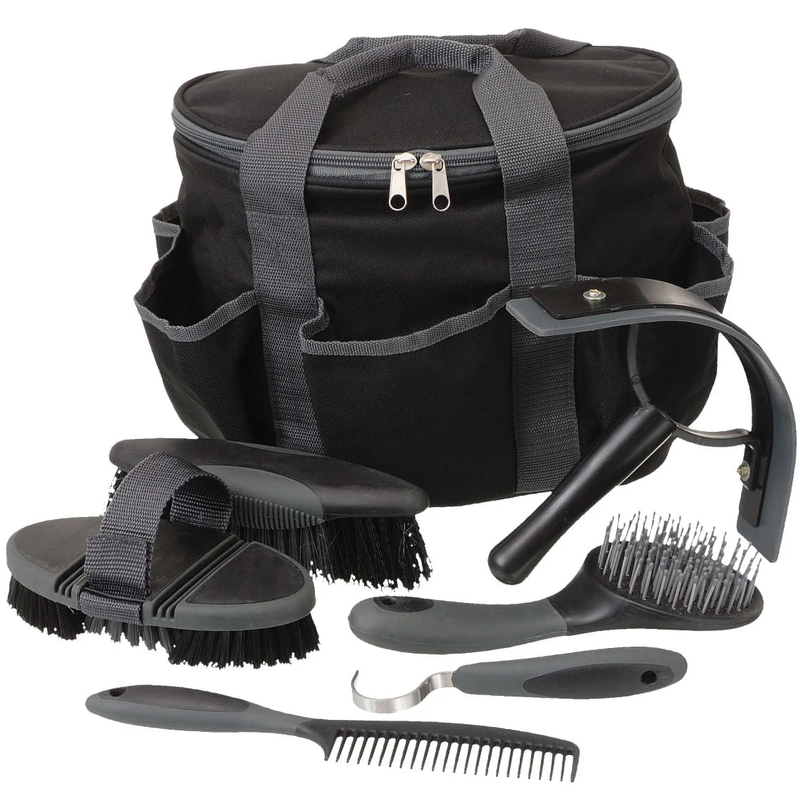 Great Grips 6 Piece Horse Grooming Kit with Bag - Pet's Shop
