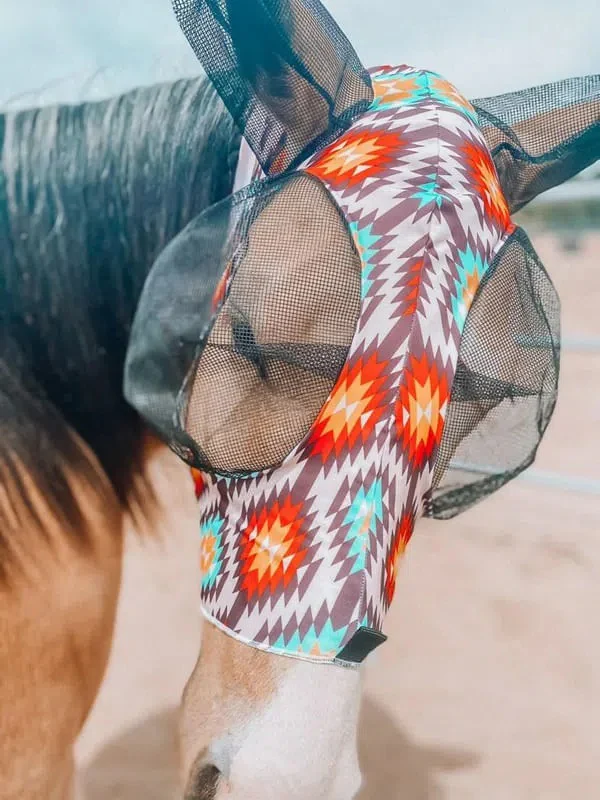 Expression Phoenix Lycra Fly Mask with Ears - Pet's Shop