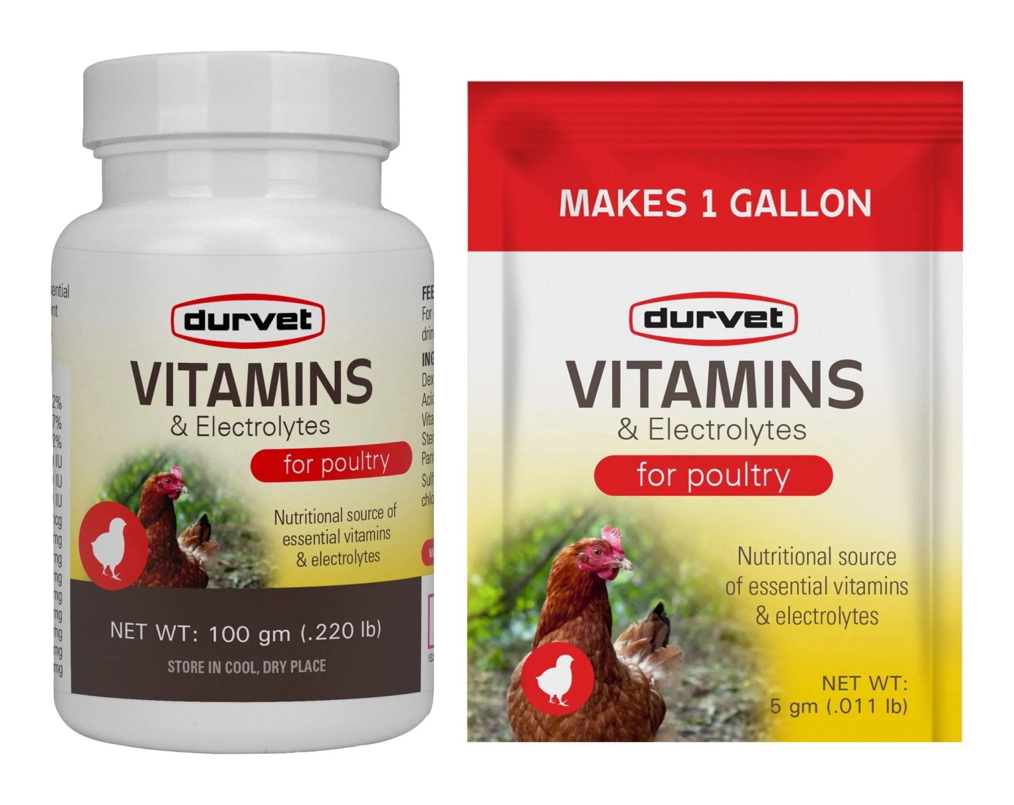 Vitamins & Electrolytes For Poultry Single Packets, Box of 40, 5 gm - Pet's Shop