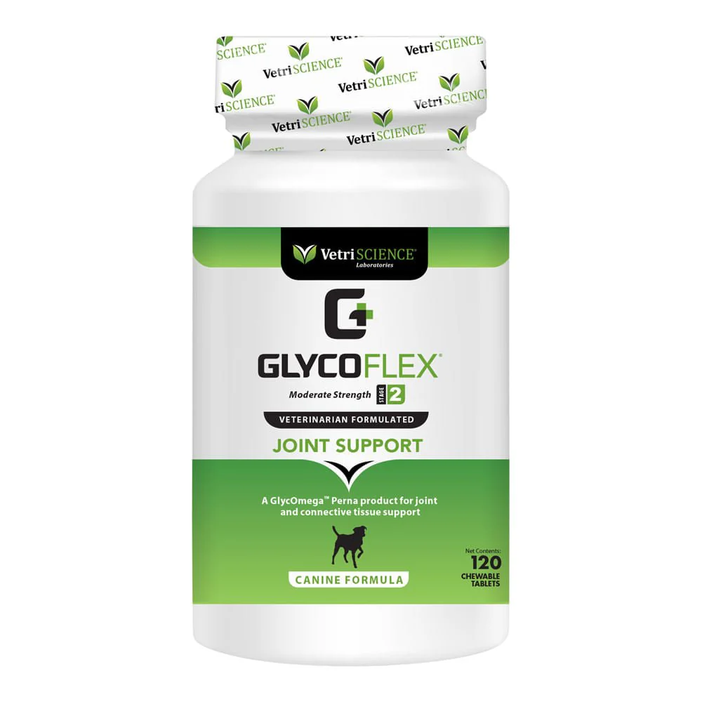 Glyco Flex 2 Joint Support for Dogs, 120 Chewable Tablets - Pet's Shop